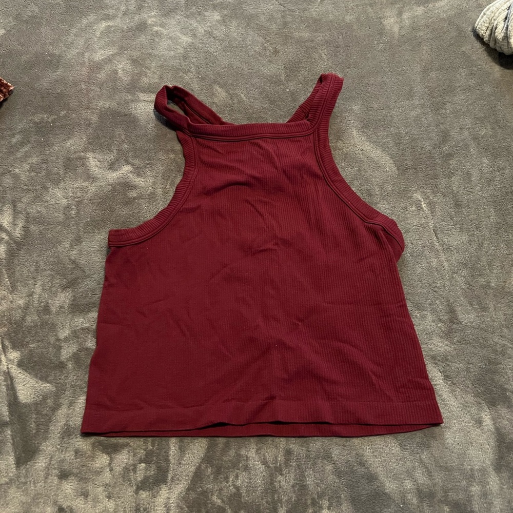 Red crop top Shirt